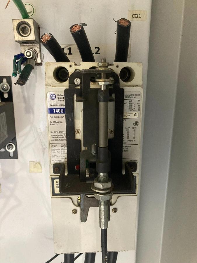 Used ELECTRICAL ENCLOSURE WITH 20BD156A0AYNANC0 Allen Bradley 125HP Powerflex 700