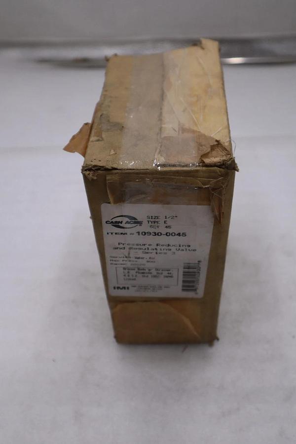 CASH ACME 10930-0045 Series 3 Type E 1/2” Set 45 300PSI Max Press Reducing G378A