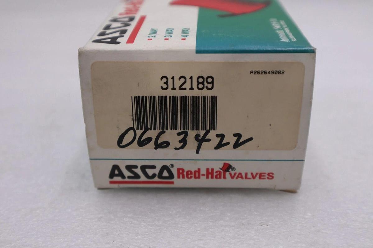 Used NEW Asco Red Hat 312189 Solenoid Valve Rebuild Kit STOCK G824A