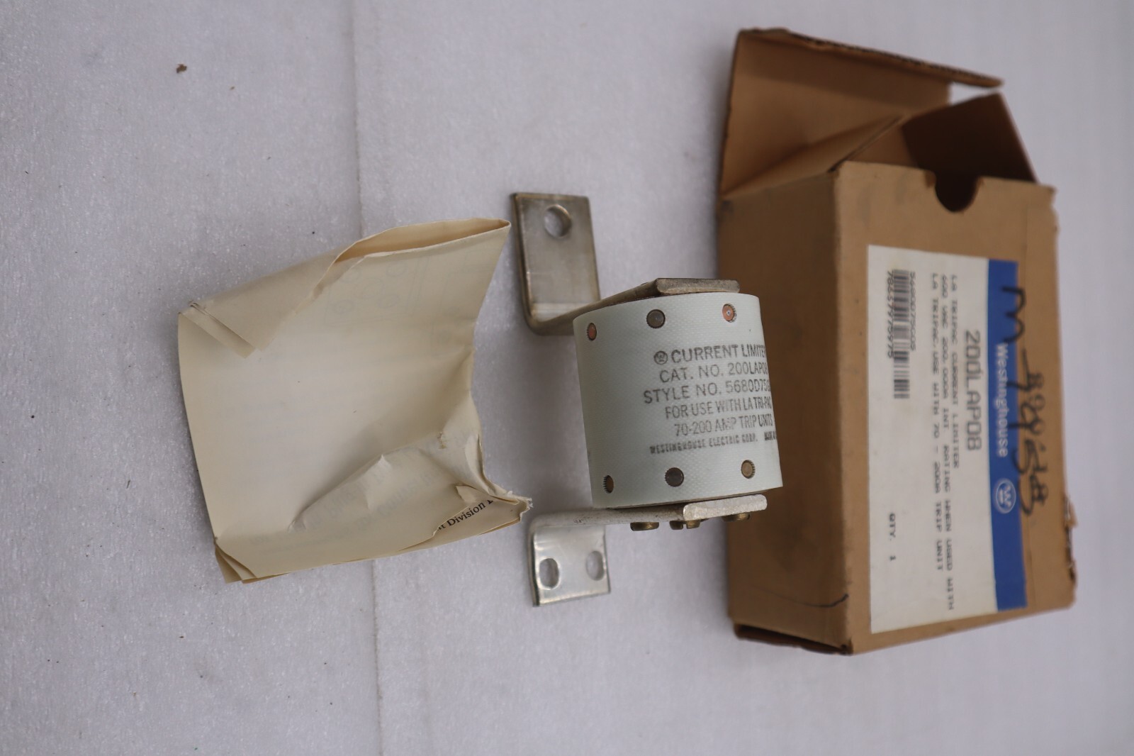Used LOT OF 2 NEW OPEN BOX Westinghouse 200LAP08 TRI PAC Current Limiter STOCK 5657-A