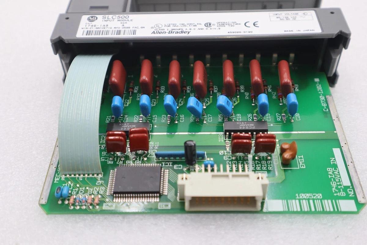 Used ALLEN-BRADLEY 1746-IA8 SLC500 INPUT MODULE SERIES A STOCK #K-891A