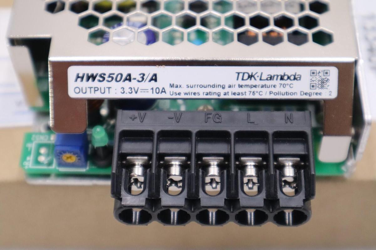 NEW Tdk-lambda HWS50A-3/A POWER SUPPLY AC-DC 3.3V 10A POWER SUPPLY STOCK H304A