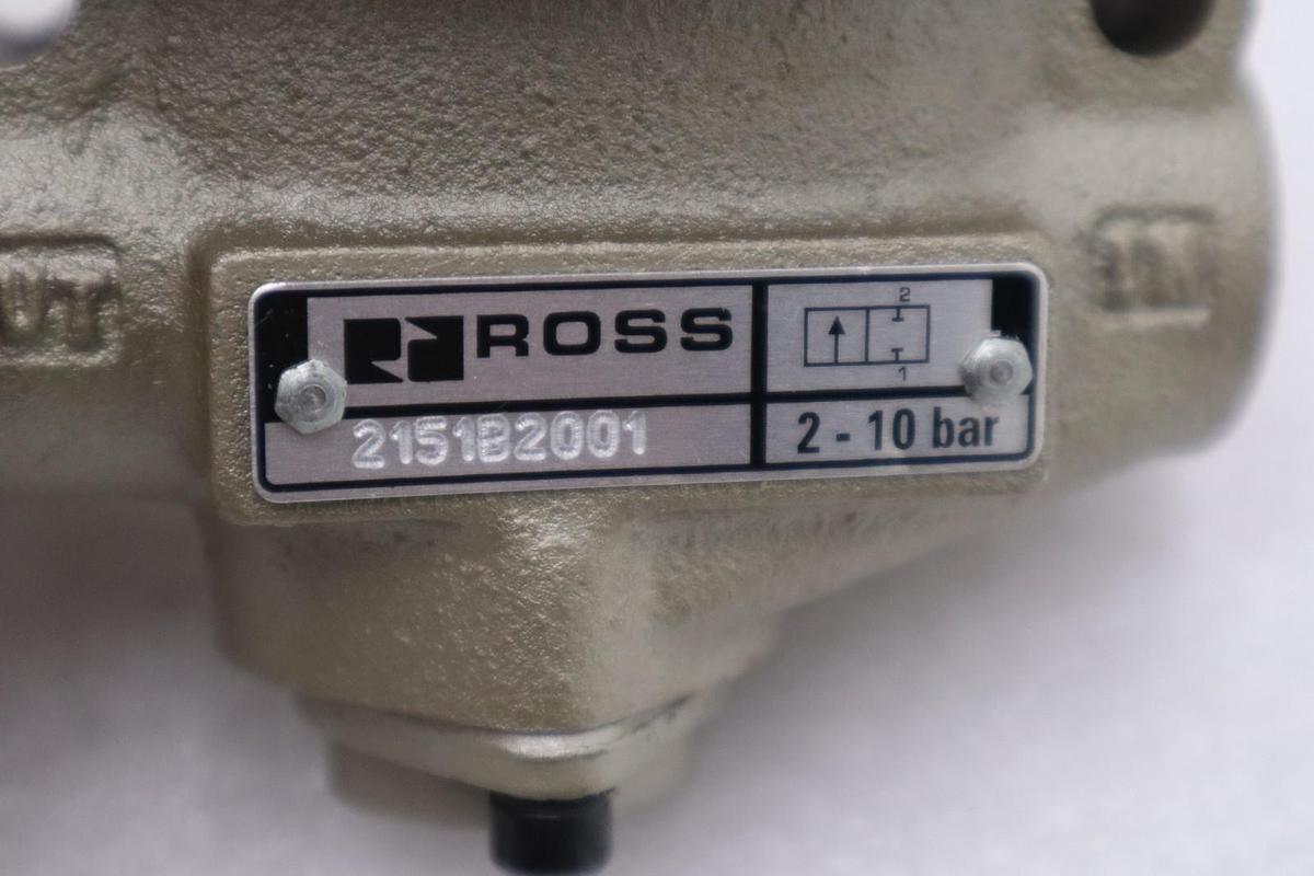 ROSS 2151B2001 DIRECTIONAL CONTROL VALVE 21 SERIES PRESSURE CONTROLLED #H1270