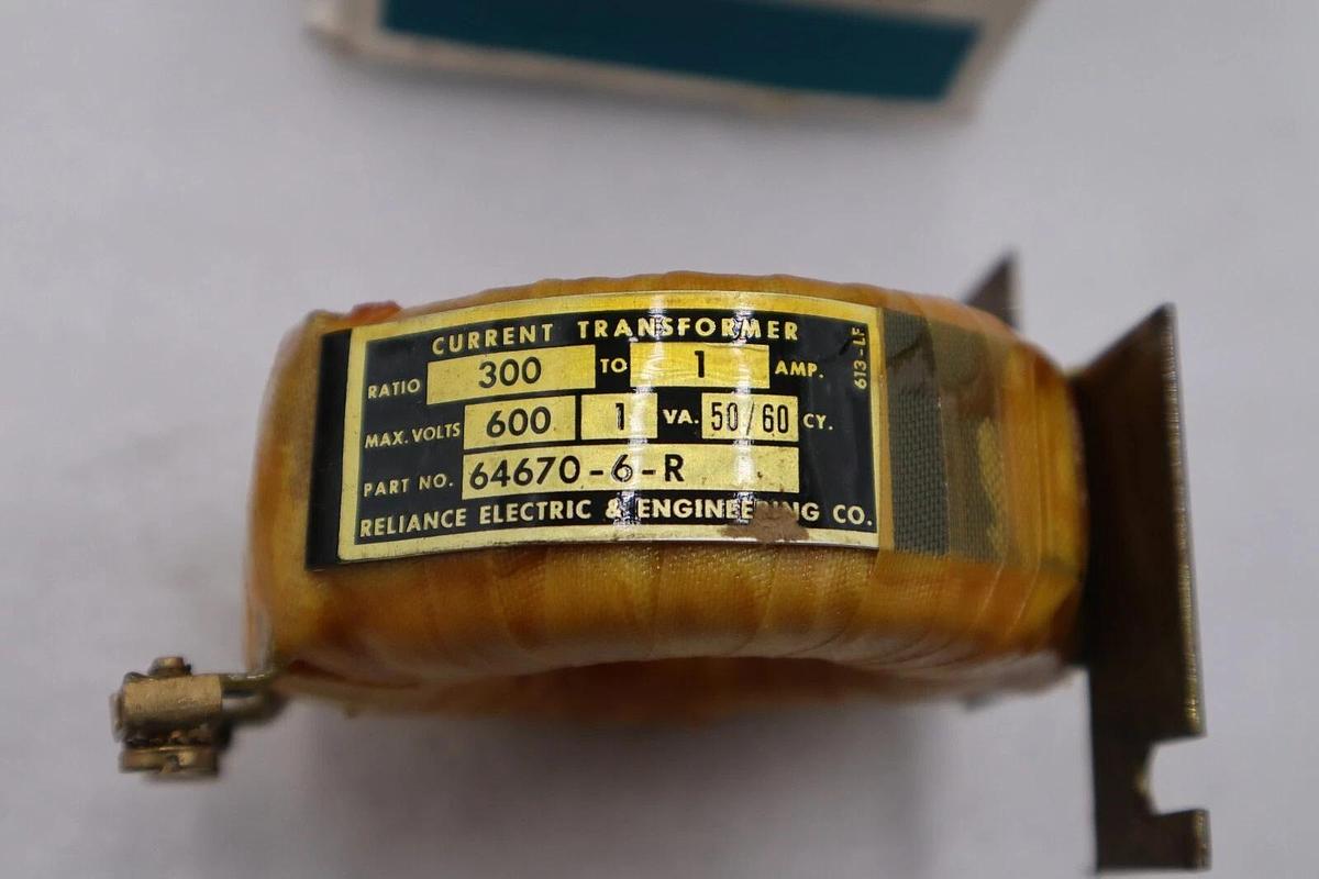 Used RELIANCE ELECTRIC 64670-6R 300:1 Current Transformer STOCK G644A