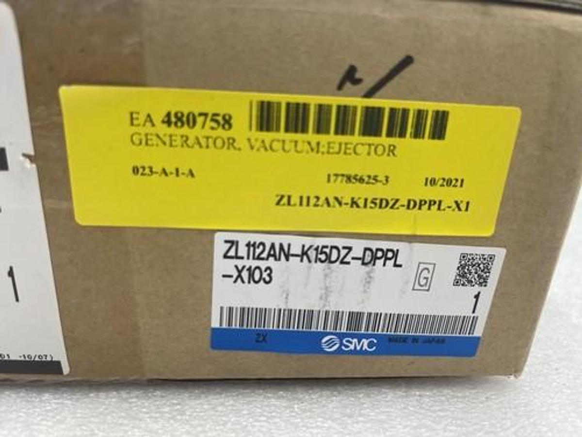NEW SMC zl112an-k15dz-dppl-x103 Multistage Ejector Vacuum Ejector STOCK 3834