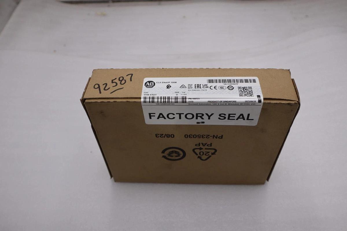 Used SEALED Allen Bradley 1756-EN2T /D ControlLogix EtherNet/IP - STOCK GF19