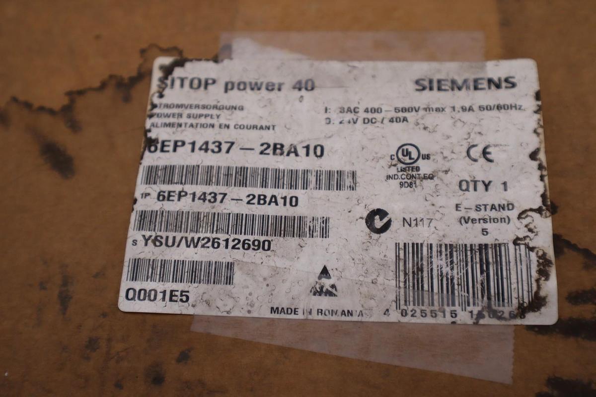 SIEMENS 6EP1437-2BA10 400-500V 1.9A NSNP - STOCK GF311
