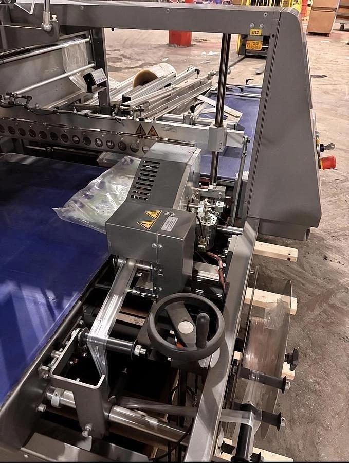 Used KALLFASS UNIVERSA 800 AUTOMATIC SIDE SEAL SHRINK WRAP SYSTEM MFG 2020