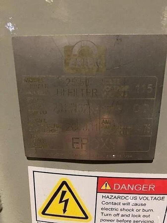 Used ERIEZ MODEL 25 - 50  HIGH INTENSITY MAGNETIC FILTER