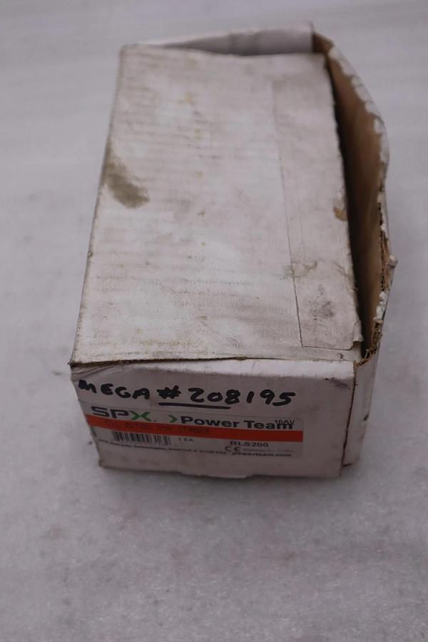 SPX Power Team Hydraulic RLS200 20 ton ram/cylinder/portapower — NEW #1512A