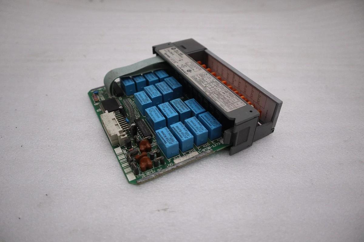 Used AB 1746-OW16 SER B ALLEN BRADLEY OUTPUT MODULE STOCK 5345A