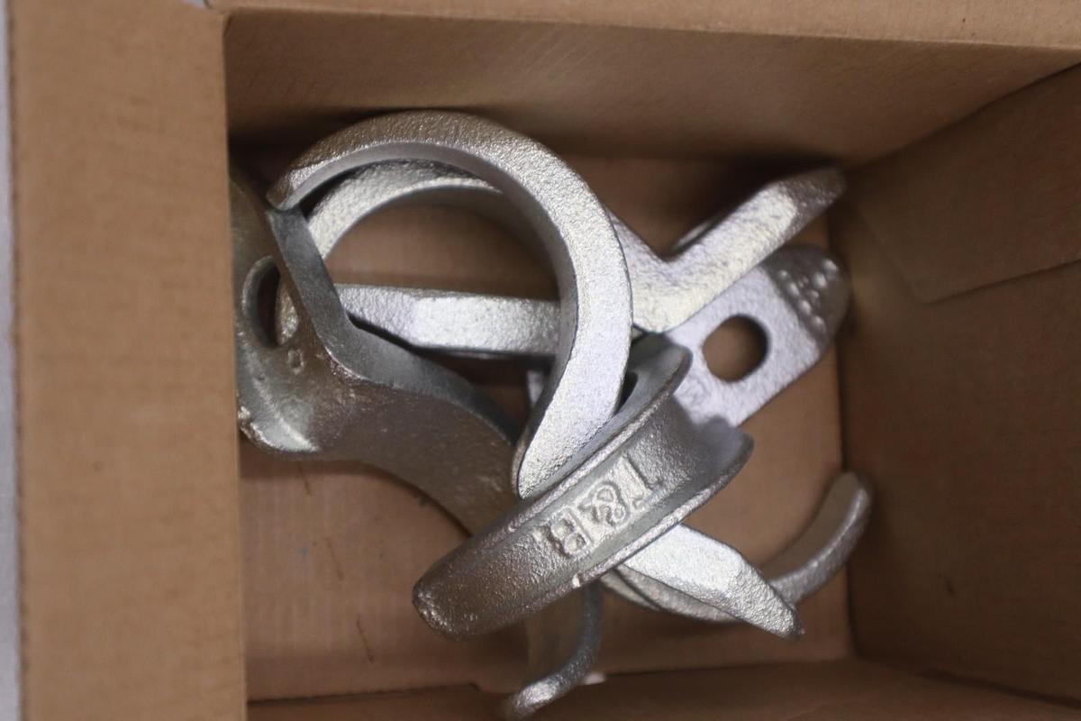 Used LOT OF 4 -- NEW OPEN BOX Thomas & Betts 1281 2" Pipe Strap Box of 5 STK GF1017