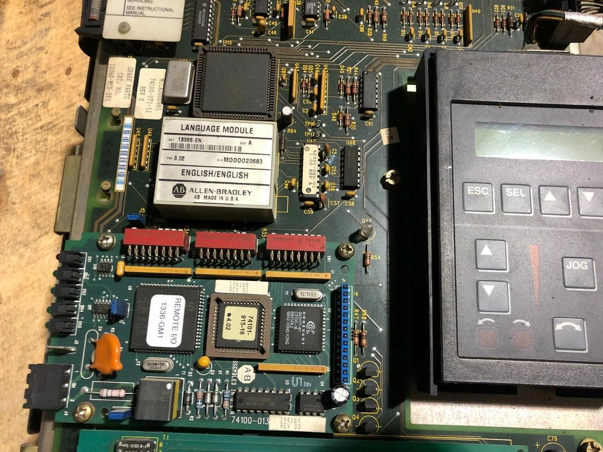 Used ALLEN BRADLEY 1336S-B010-AA-EN-GM1-HA2-L4 DRIVE SER C STOCK SK004