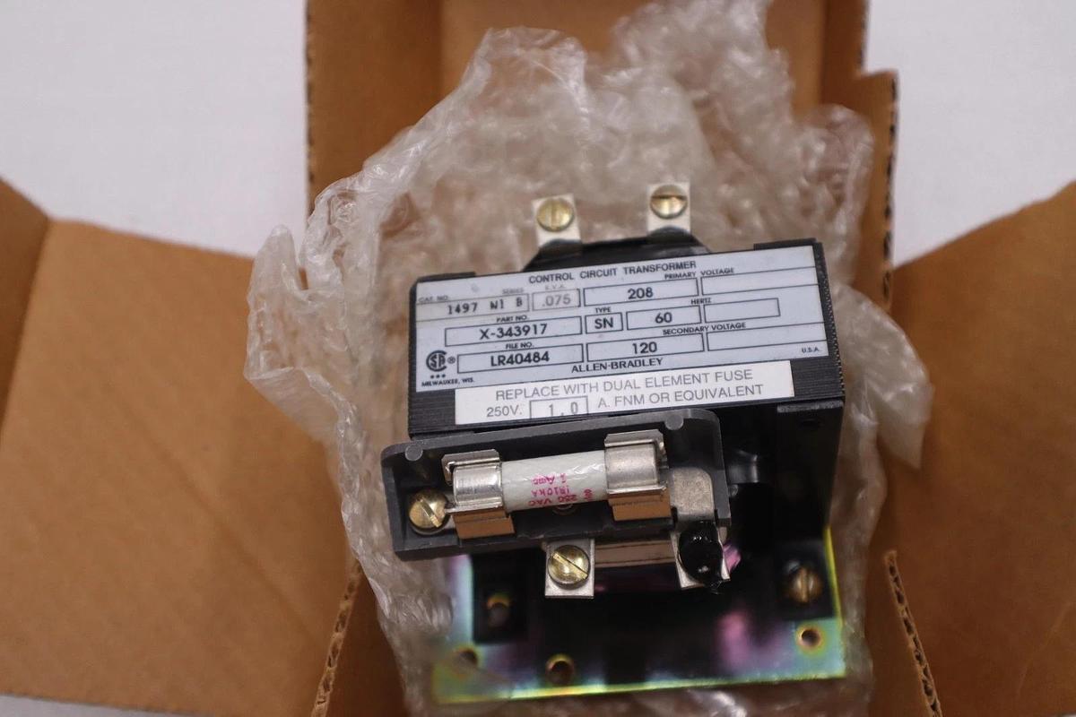 Used ALLEN BRADLEY 1497-N1 SER.B TRANSFORMER NEW IN BOX STOCK G-70B