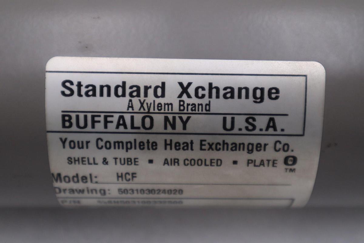 NEW Standard Xchange HCF SN503100332500 Tube Heat Exchanger STOCK 4817-A