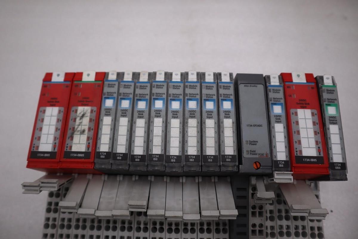 Used LOT OF POINT I/O ALLEN BRADLEY MODULES (AS PHOTOGRAPHED) STOCK G-382B