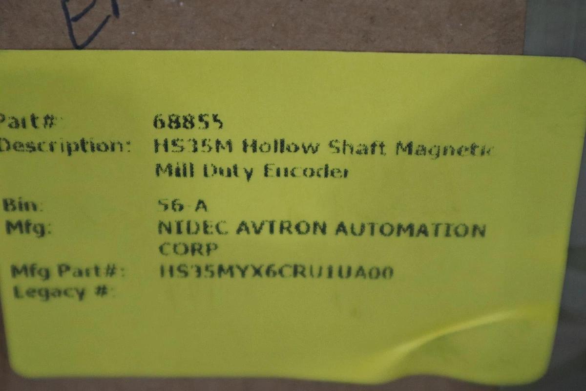 Used NEW AVTRON HS35MYX6CRU1UA00/ HS35M YX6CRU1UA00 ENCODER - STOCK 3146CC
