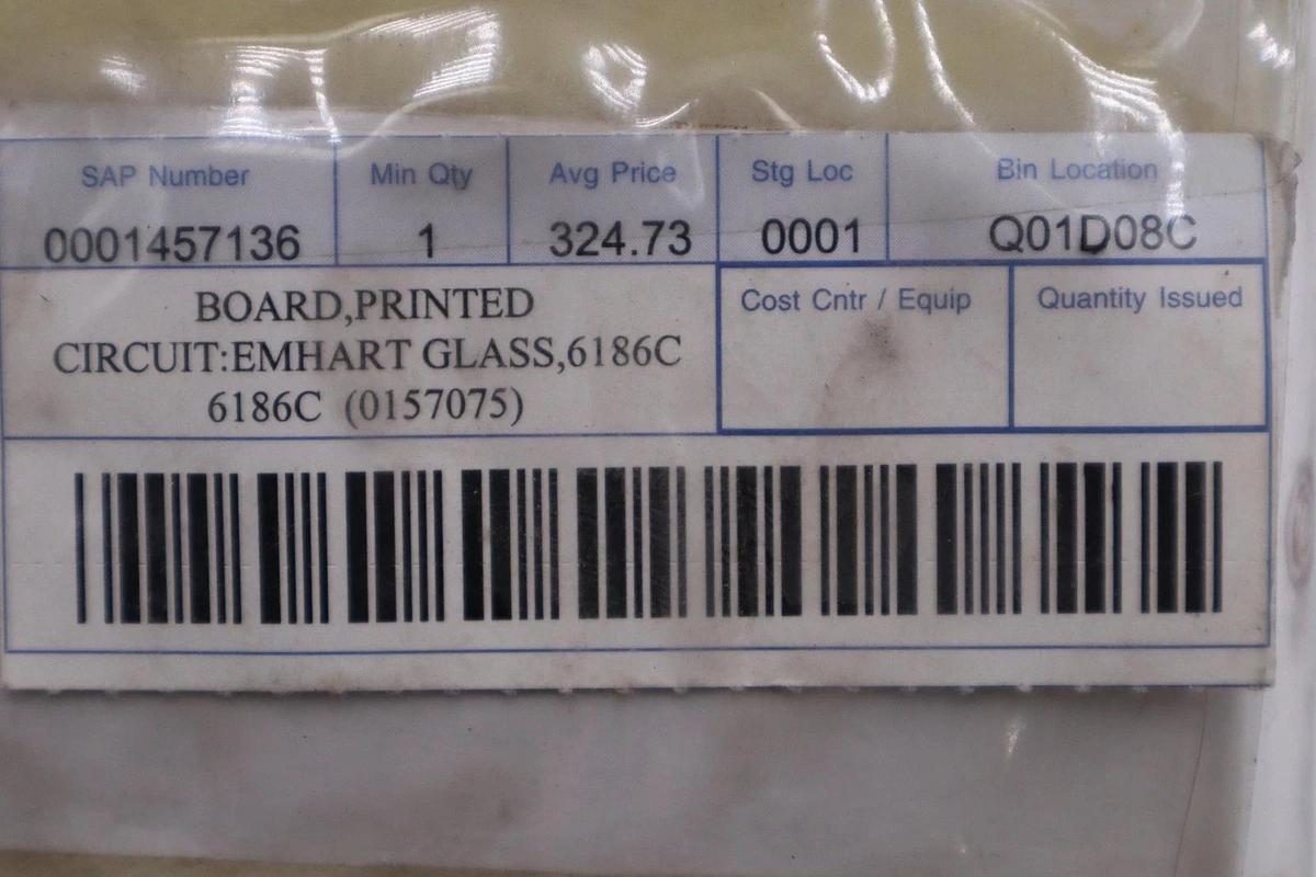 NEW IN BOX BOARD  6186C / 6186C PRINTED CIRCUIT STOCK H1040