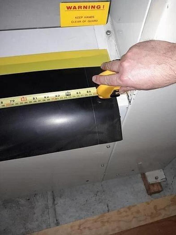 Used 84" CONTECH MODEL CS-84 SINGLE KNIFE SHEETER WITH TIDLAND SHEAR SLITTING