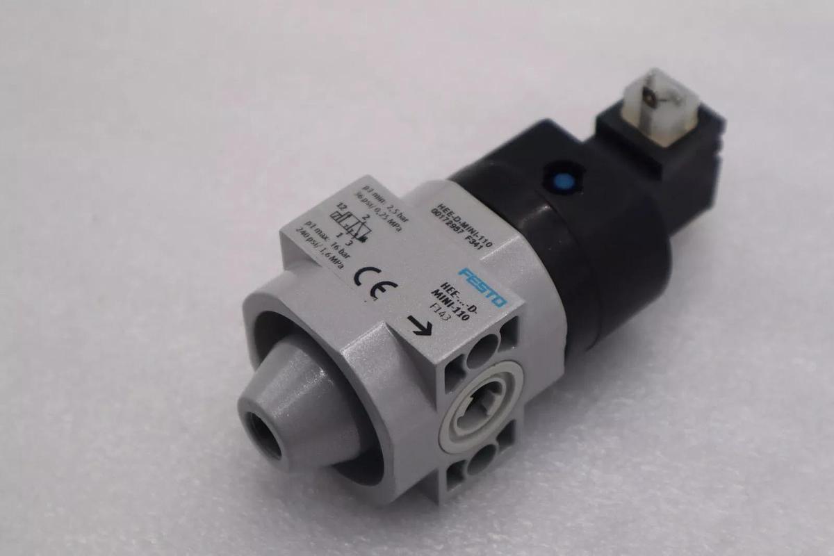 Used NEW Festo HEE-D-MINI-110 On/Off Valve STOCK L-344-C