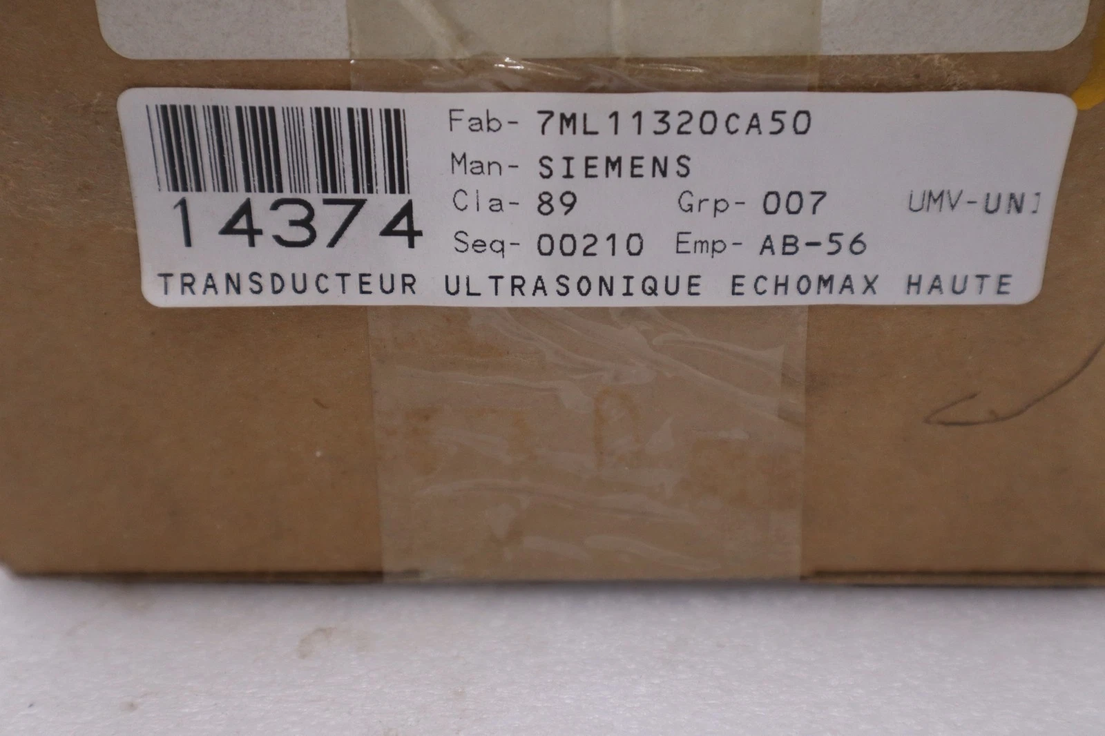 Used Siemens EchoMax XCT-8 ULTRASONIC TRANSDUCER - NEW OPEN BOX - STOCK GF904