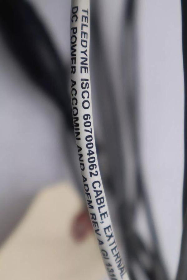 Teledyne ISCO 607004062 CABLE EXTERNAL DC POWER AND ADFM REV A STOCK 4840
