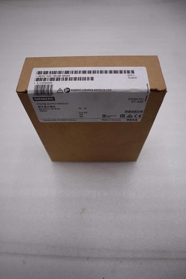 Siemens 6ES7 322-1BL00-0AA0 DIGITAL OUTPUT MODULE SIMATIC S7-300 NEW STOCK H25A