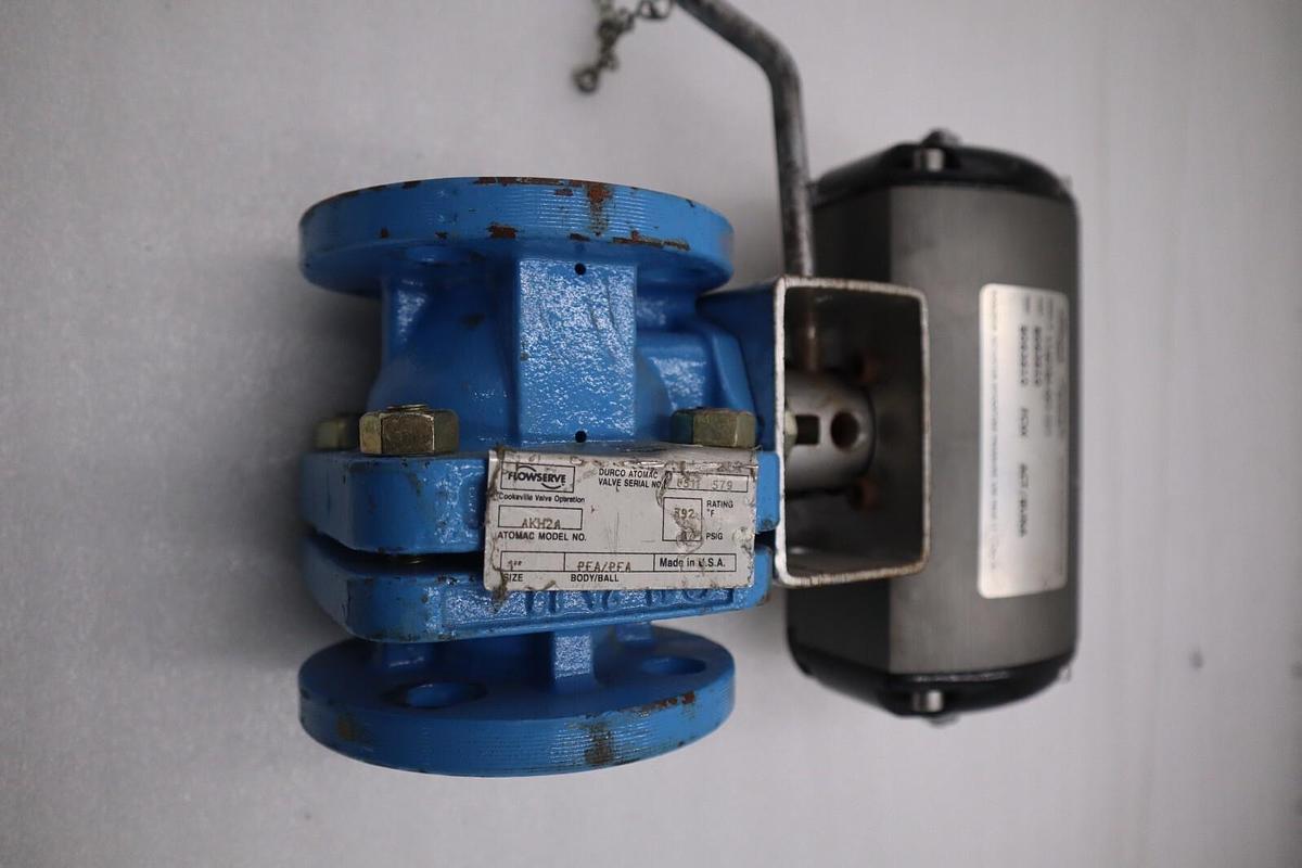 Used FLOWSERVE AKH2A 1" PEA BODY/BALL PART B063S10 STOCK M-80