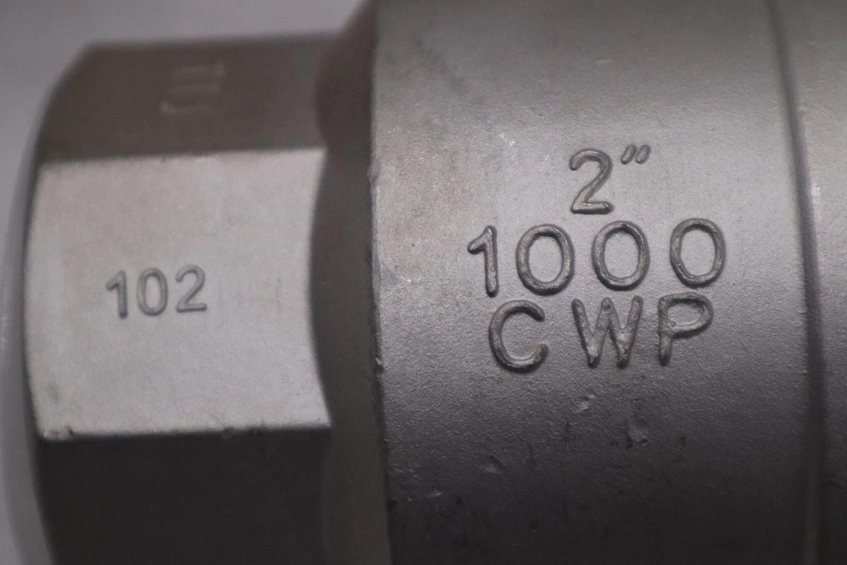 Used Sharpe Ball Valve CF8M 50M76 2" 1000 CWP - STOCK GF655