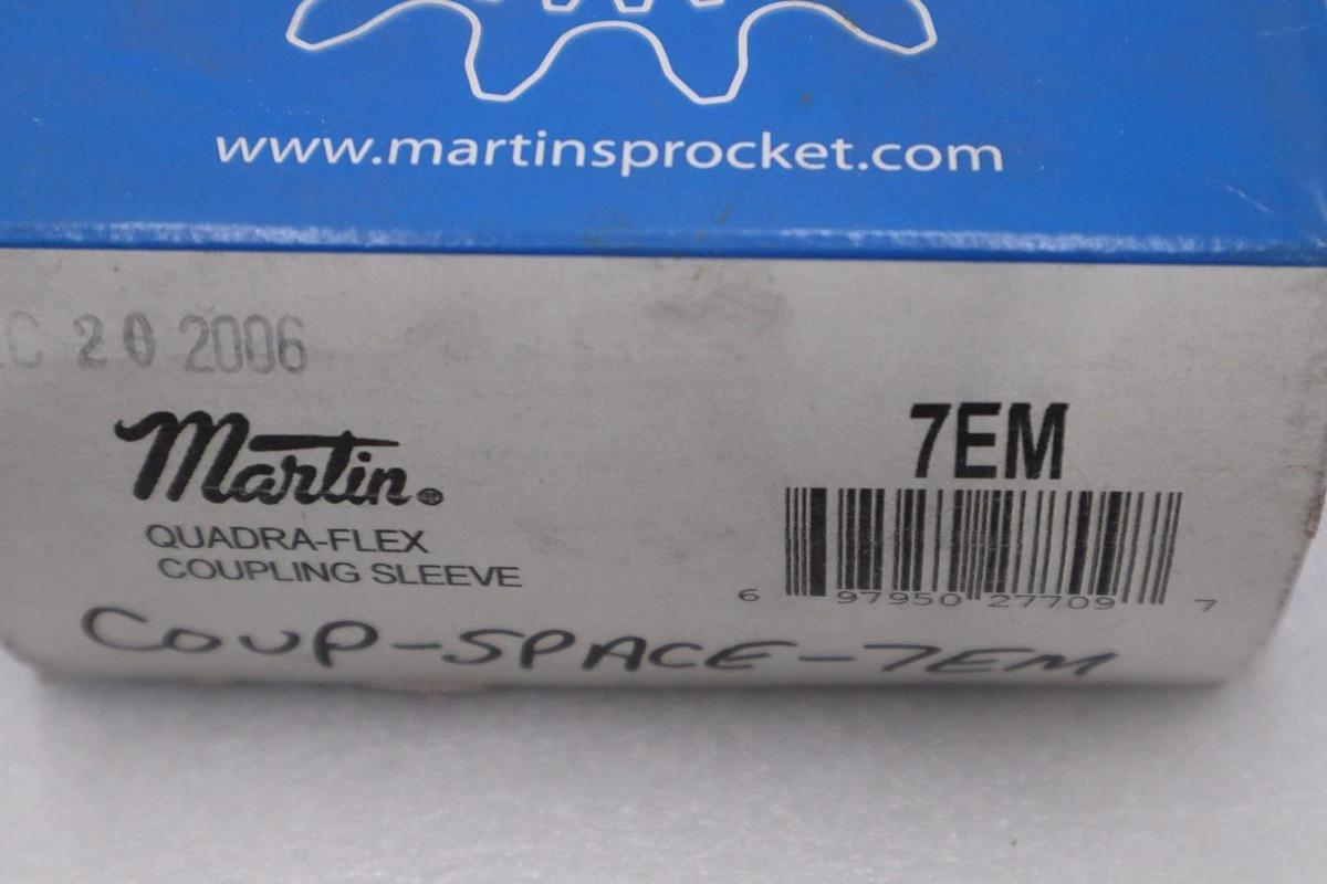 NEW OPEN BOX MARTIN 7EM QUADRAFLEX COUPLING SLEEVE GF560