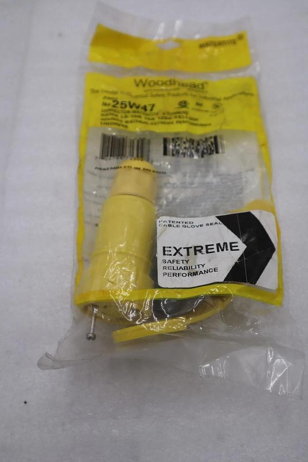 Used LOT OF 2 - WoodHead 25W47 Nema L5-15R 15A Watertite Connector - STOCK K773CC