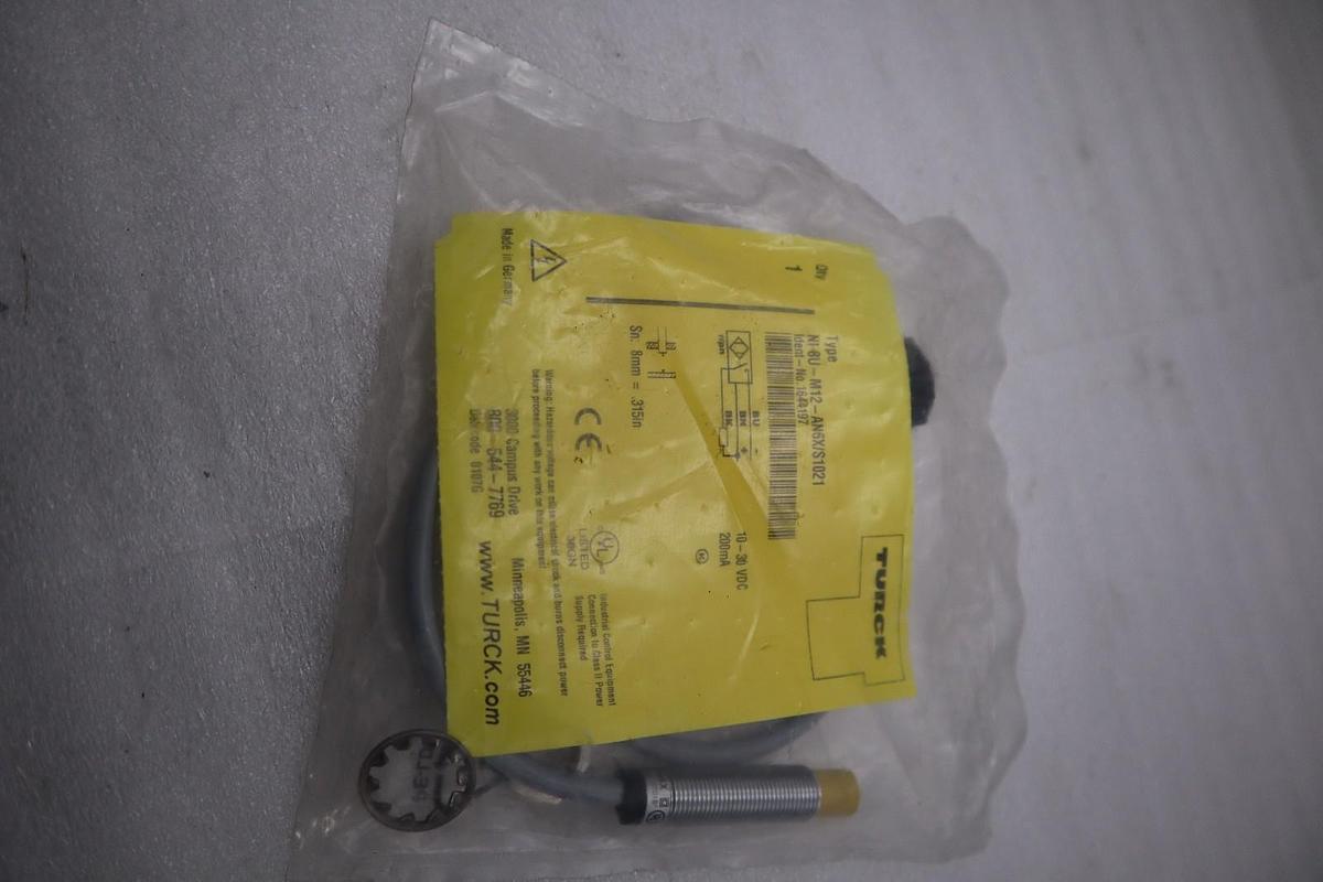 NEW TURCK PLC Sensor Switch NI 8U-M12-AN6X/S1021 / 1644197 STOCK H1471A