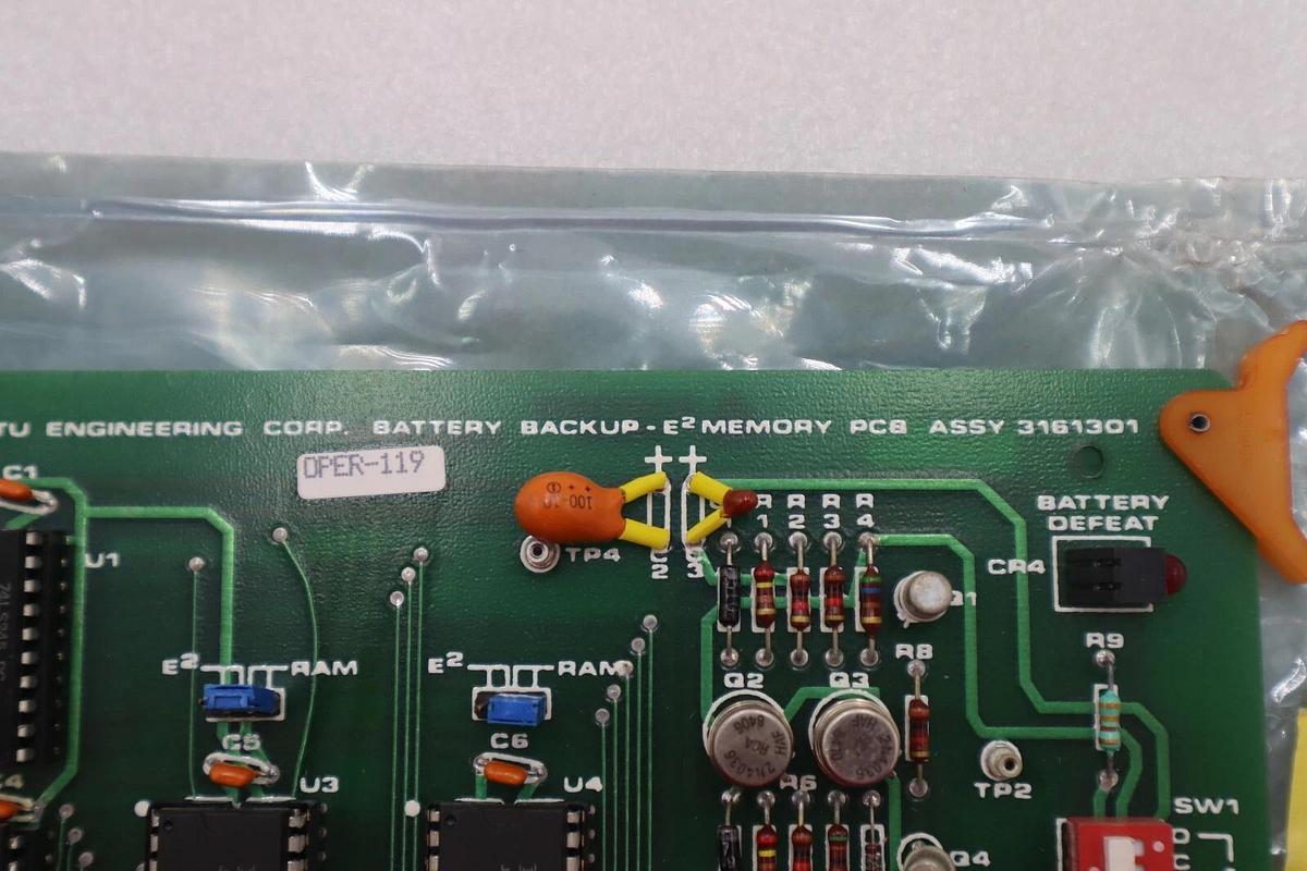 BRUCE 3161301 BATTERY BACKUP E2 MEMORY PCB ASSY STOCK #2815