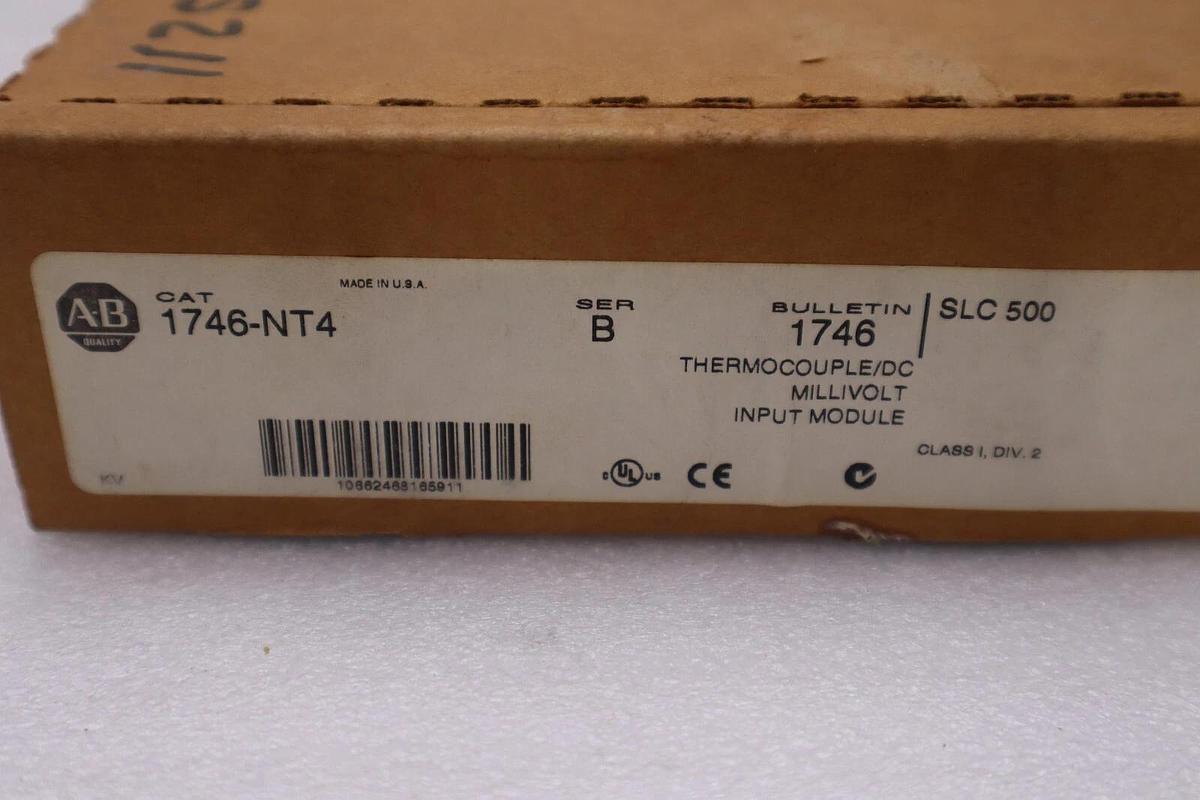 NEW Allen Bradley 1746-NT4 Series B Thermocouple Input Module STOCK H126