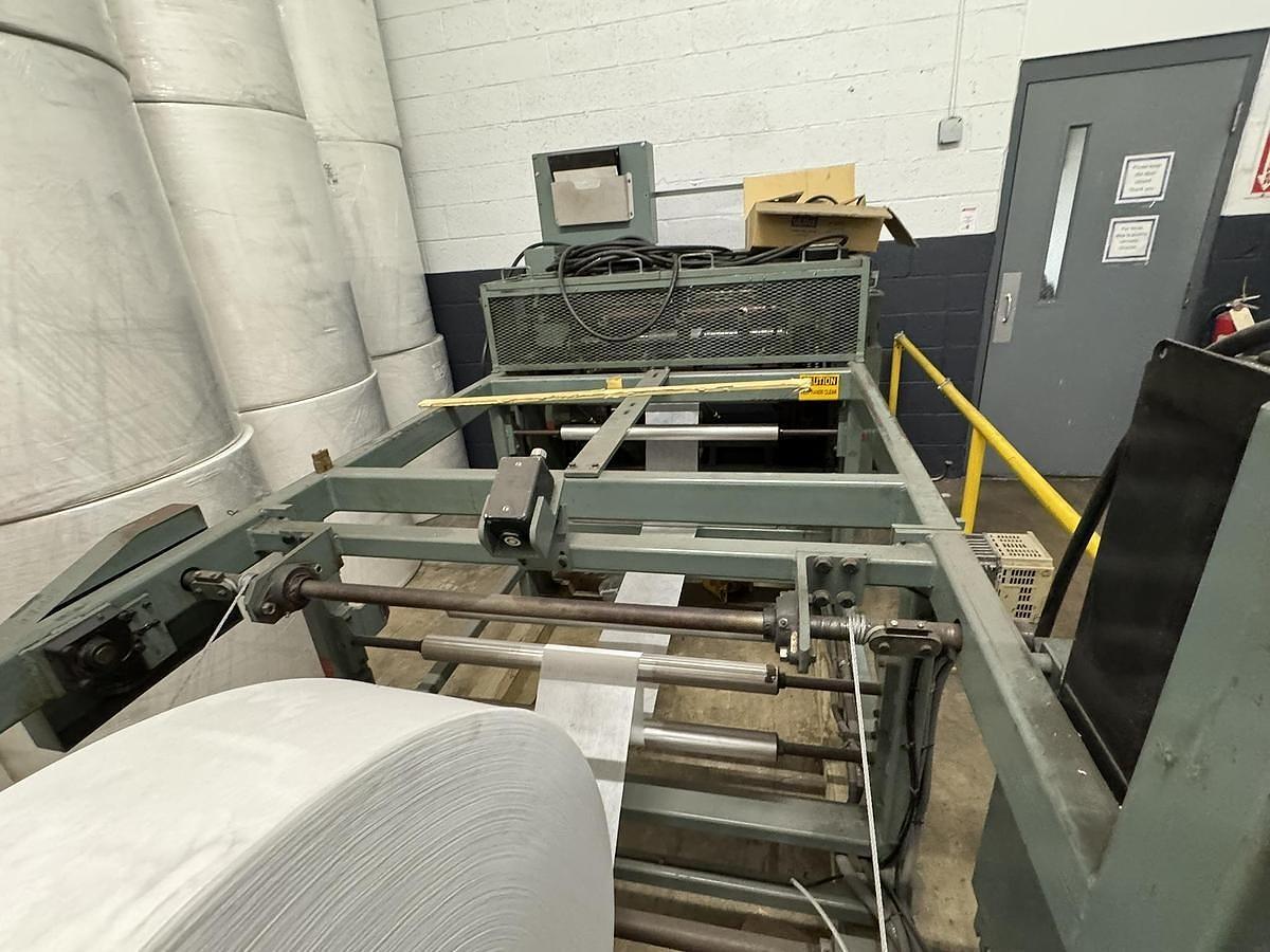 Used 30" WIDE ELSNER MODEL MPR 30 CANTILIVERED SLITTER REWINDER