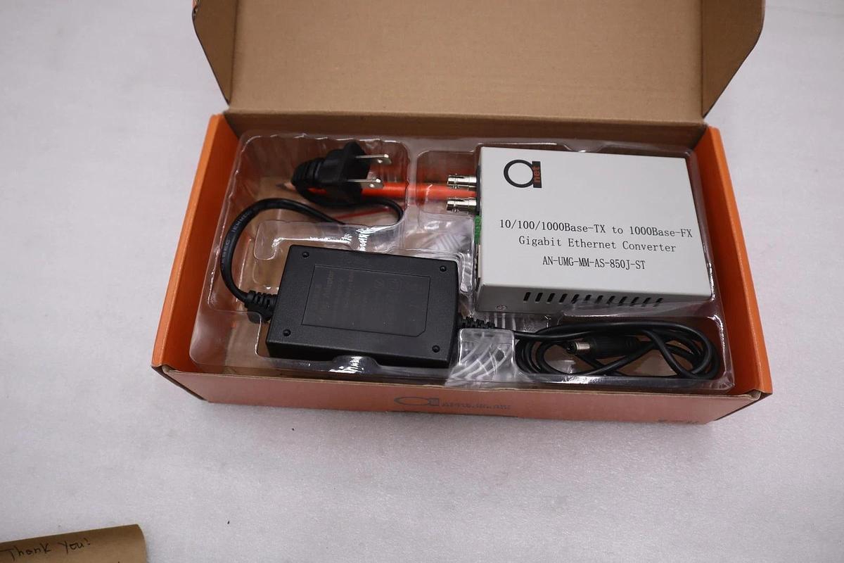 Used NEW OPEN BOX Fiber Optic Media Converter STOCK GF25A