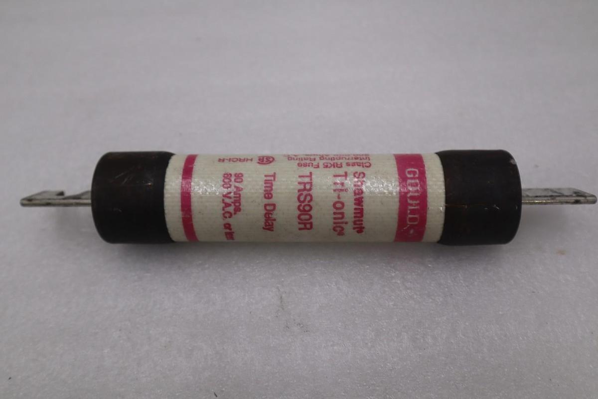 LOT OF 4 - Gould TRS90R Time Delay Fuse 90A 600V Class RK5 - STOCK H-1687A