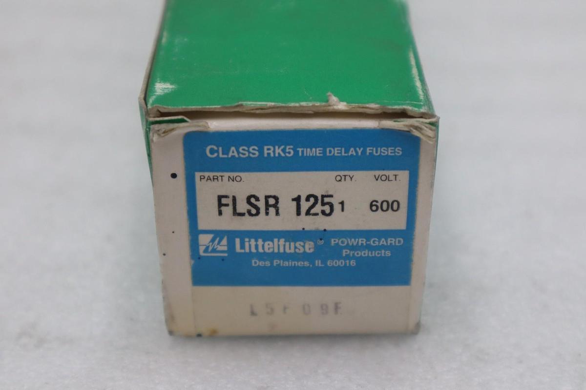 LOT OF 2 - Littlefuse FLSR 125 Class RK5 Fuse 600V - STOCK 5808A
