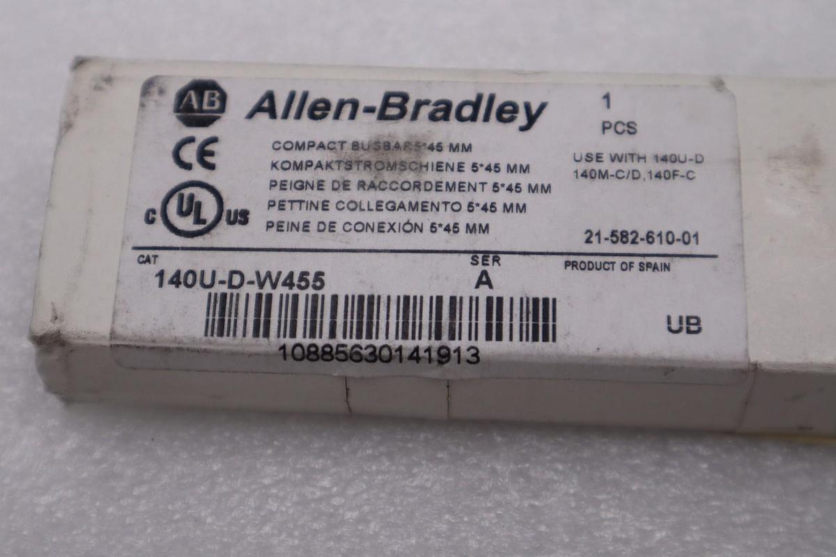NEW AB ALLEN BRADLEY 140U-D-W455 Compact Busbar STOCK H1498A