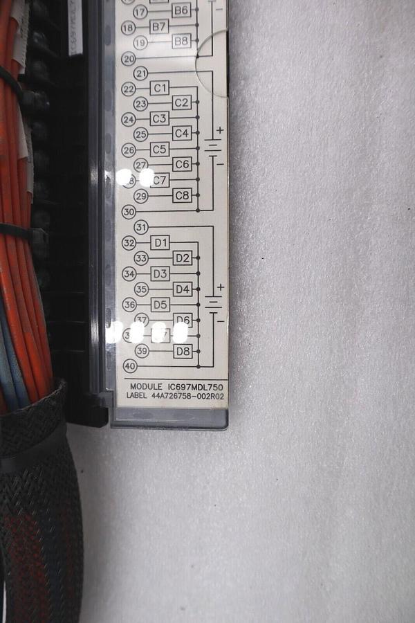 Used GE FANUC IC697MDL750 OUTPUT MODULE 2A MAX #L-240