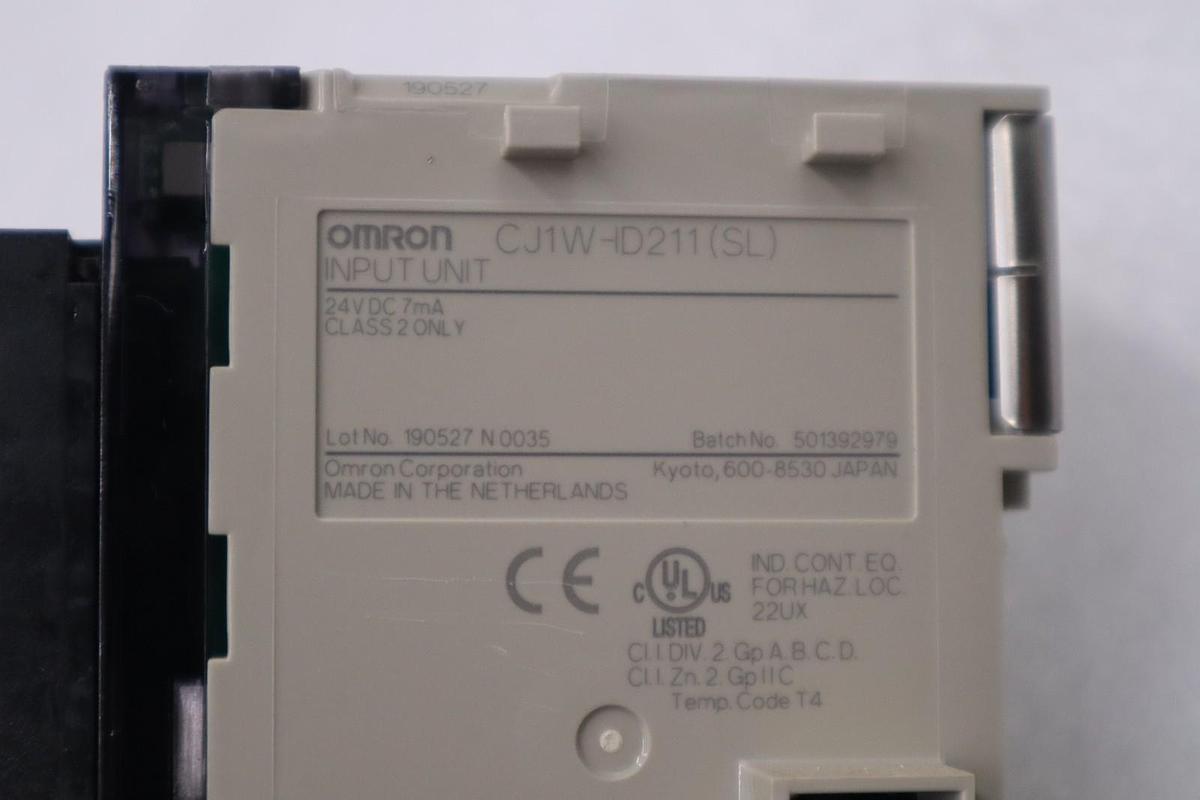 Used OMRON CJ1W-ID211 (SL) / CJ1WID211(SL) (USED) STOCK 5888A