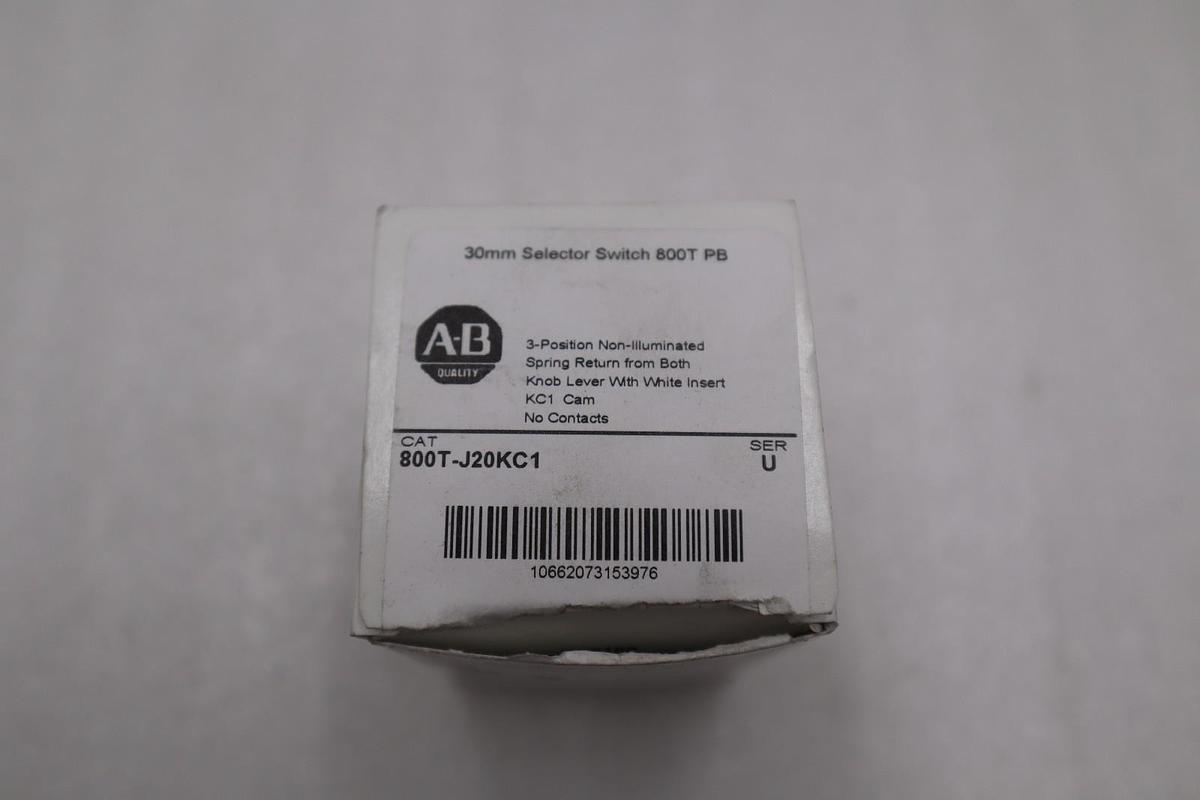 Used NEW OPEN BOX AB Allen Bradley 800T-J20KC1 Selector Switch 800TJ20KC1 STK H273A