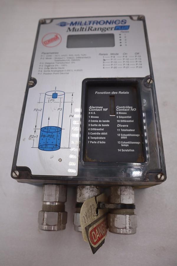 Used Siemens Milltronics 7ML10203EA04 Multiranger Plus Level Monitor Relay Box GF1073