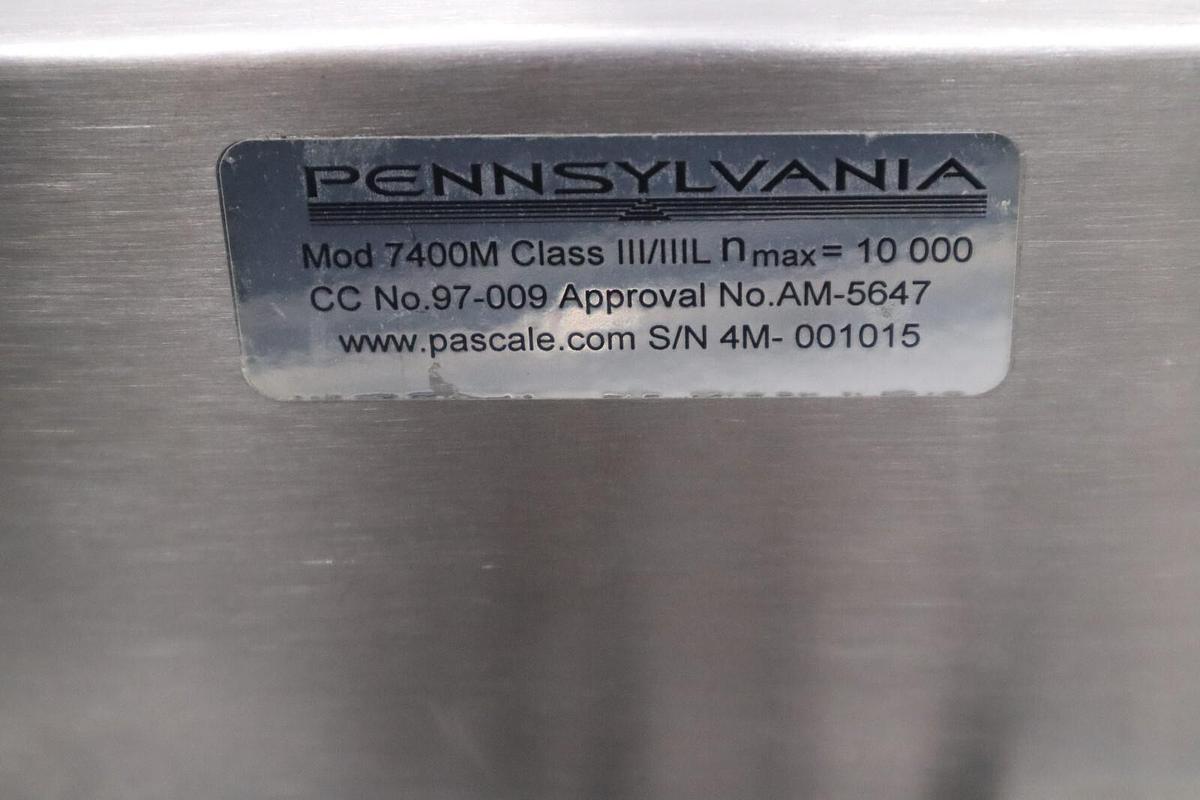 Used 7400 Pennsylvania Scale Digital Indicator Series STOCK 3426-D