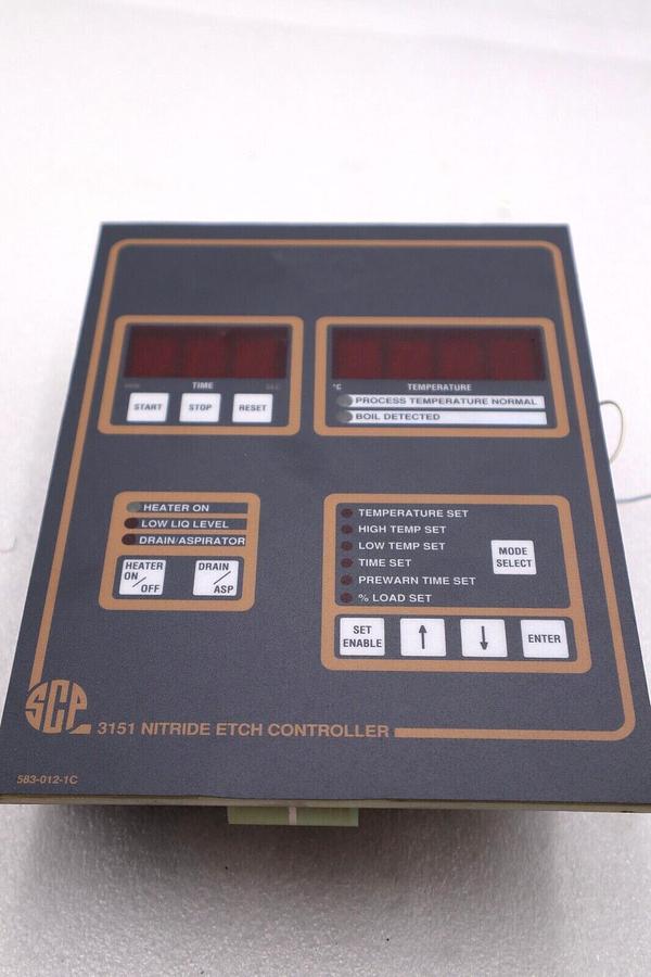 Used SCP GLOBAL TECHNOLOGIES 3151 NITRIDE ETCH CONTROLLER STOCK #2810