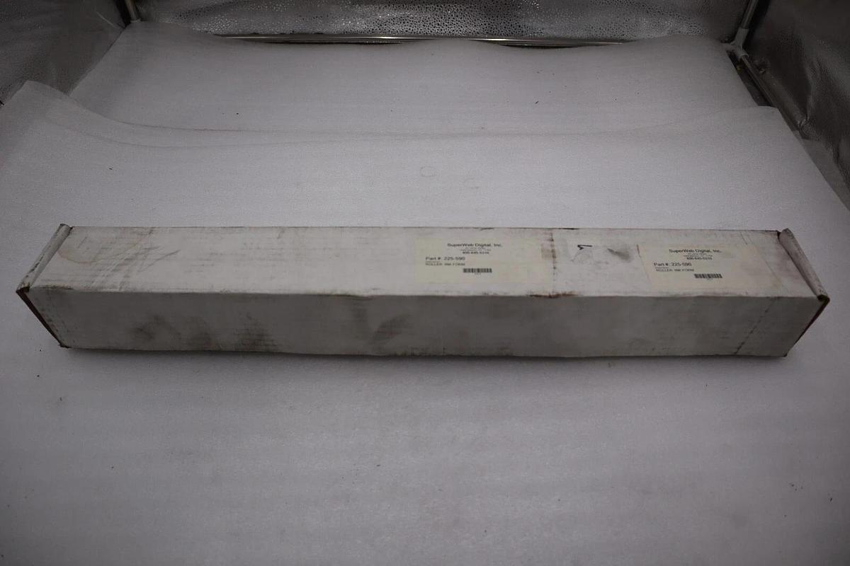 Used NEW SUPERWEB INK DISTRIBUTOR ROLLER PART 225-590 STOCK W-42