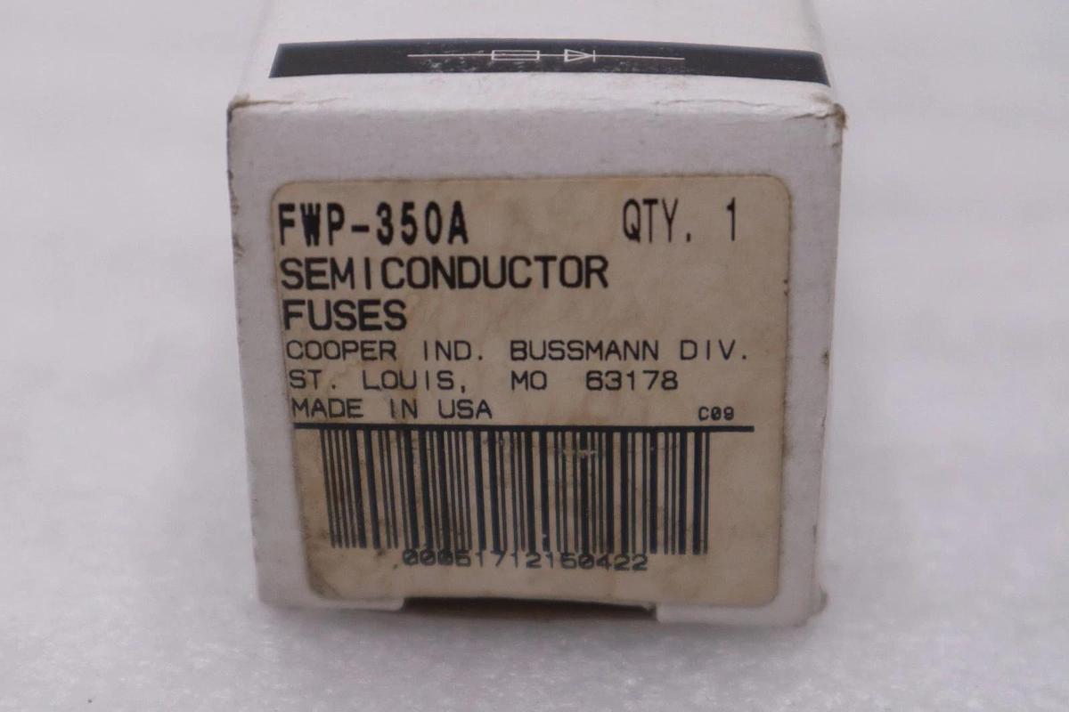 Used BUSSMANN FWP-350A 700VAC/DC 350A - STOCK H-1693A