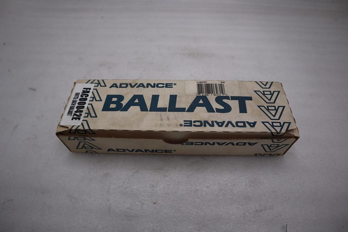 ADVANCE BALLASTV-140-2-TP FAC00042E STOCK #3241A