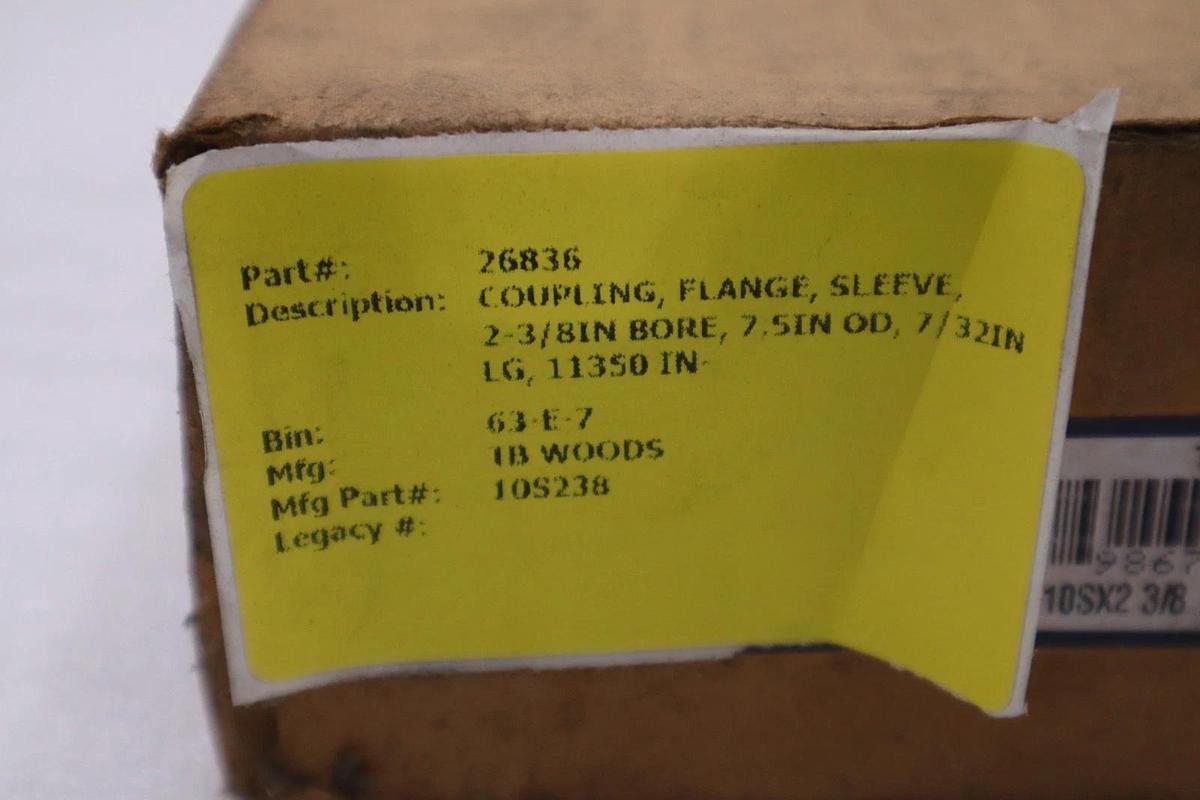 Used NEW TB WOODS - 10S238 SF Flange STOCK 4908CC