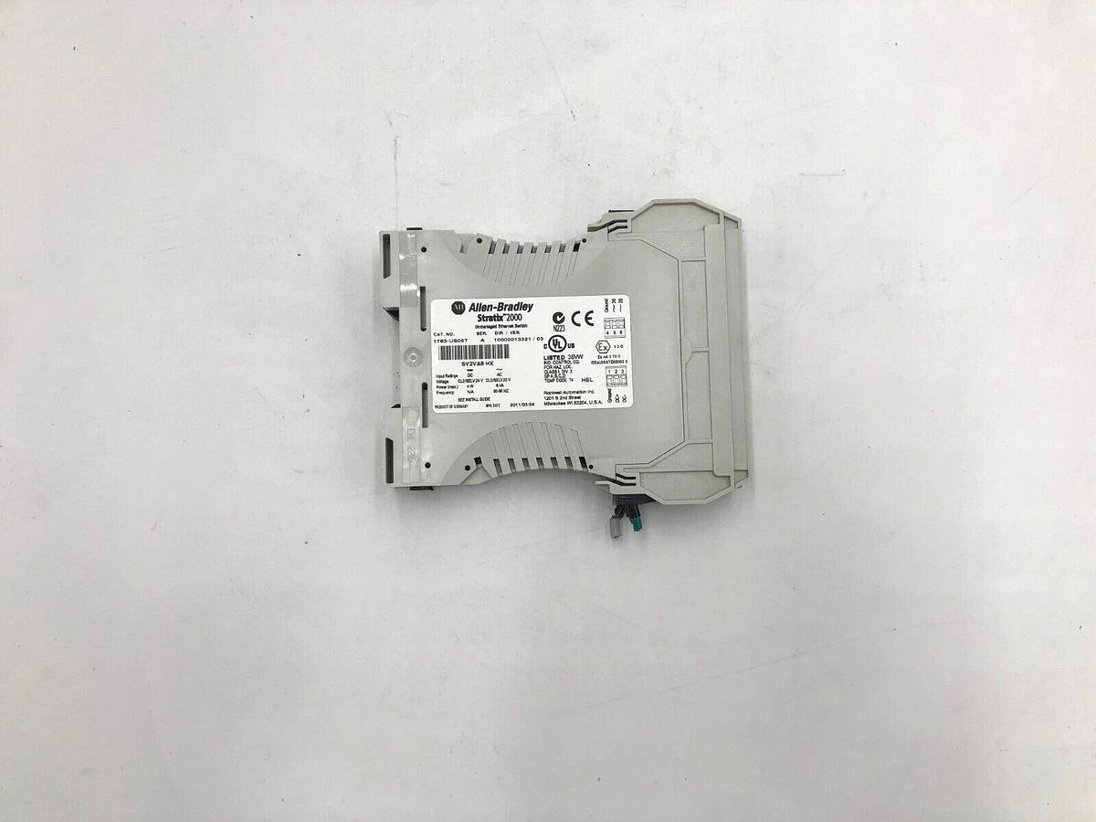 Used ALLEN BRADLEY STRATIX 2000 1783-US05T SER A UNMANAGED ETHERNET SWITCH STOCK 1416